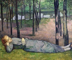 ボワダムールのマドレーヌ、1888 作： Emile Bernard
